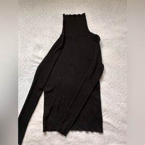 Black fashion nova ribbed turtle neck